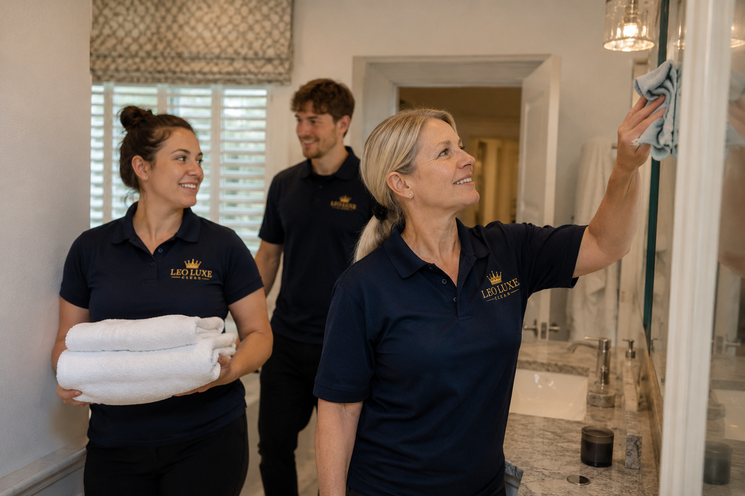 Our cleaning team at work